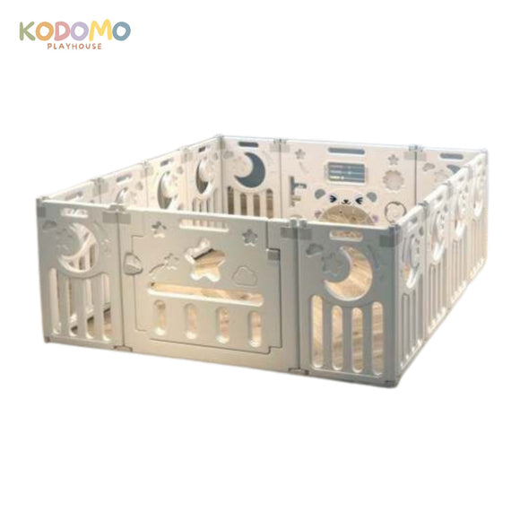 Kodomo Playhouse- Star Playpen 14 Panels (white)