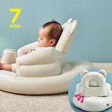 Richell Inflatable Reclining Soft Baby Chair - Beige