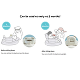 Richell Inflatable Reclining Soft Baby Chair - Beige