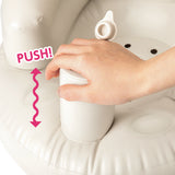 Richell Inflatable Reclining Soft Baby Chair - Beige