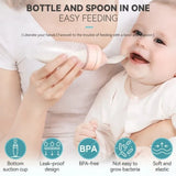 Momeasy Silicone Squeeze Feeder Bottle Spoon 3oz/90ml