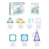 Kebo Starshine Magnetic Tiles (60 PCS)