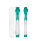 OXO Tot On-The-Go Plastic Feeding Spoon With Case (2pck)