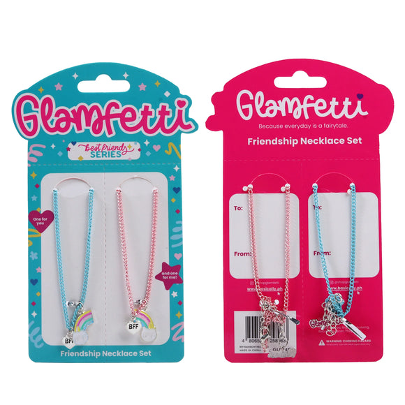 Glamfetti Best Friend Series Jewelry Collection (Unicorn Cat Necklace Set)