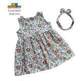 Sew Childhood - Sunday Dress + TopKnot (3-6mos)