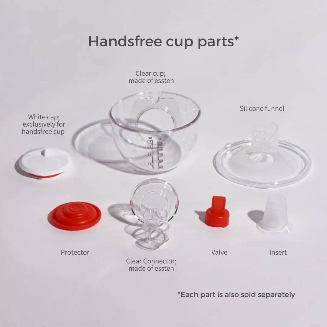 imani Handsfree Cup Set (Clear) - One Pair
