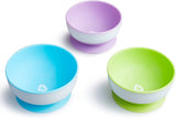 Munchkin Stay Put Suction Bowls – 3 Pack