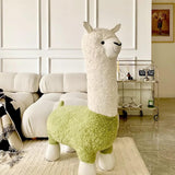 Kiddora - Alpaca Plush Kids Stool