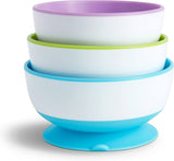 Munchkin Stay Put Suction Bowls – 3 Pack