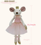 Mikee Fluffie Plush Doll 16" - Millie the Mouse