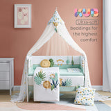 KUB Baby Cotton Crib Bedding (6-Piece Set)