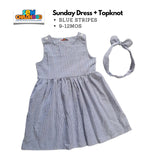 Sew Childhood - Sunday Dress + TopKnot (12-18 Months)