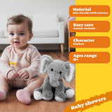 Mikee Fluffie Plush Doll 12" - Snuggle the Elephant