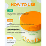 ClearDea Green Tangerine Mild Dual Peeling Pad