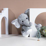 Mikee Fluffie Plush Doll 12" - Snuggle the Elephant