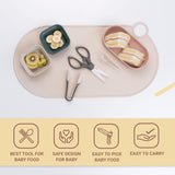 Mother-K Portable Ceramic Scissors with Tong Set