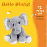 Mikee Fluffie Plush Doll 12" - Snuggle the Elephant