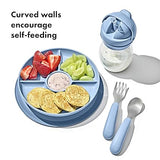 OXO Tot Stick And Stay Suction Divided Plate