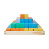 Anko 64 Pieces Wooden Blocks Pyramid