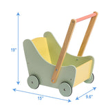 Lots to Cuddle  Deluxe Wood Push Cart