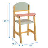 Lots To Cuddle Deluxe Wood High Chair