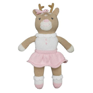 Zubels Handknit Cotton Doll 12" Fawn the Baby Deer