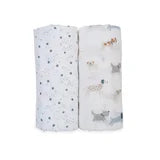 Lulujo Cotton Muslin (Set of 2)