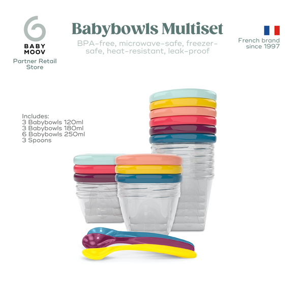 Babymoov Babybowls Airtight Food Storage Containers Multiset