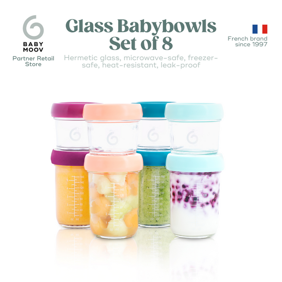 Babymoov Babybowls Glass Storage Containers (Set of 8)