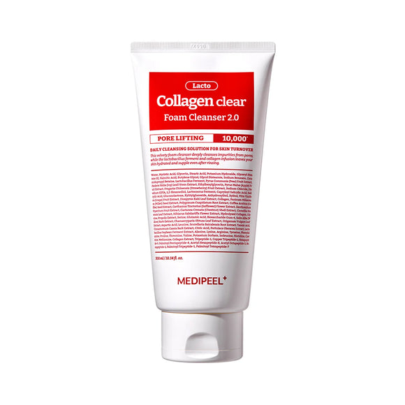 MEDIPEEL Red Lacto Collagen Clear Foam Cleanser 2.0 120mL