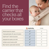 ErgoBaby Upsie Sling Carrier (Pearl Grey)