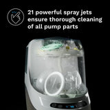 Baby Brezza Breast Pump Rack for Bottle Washer Pro