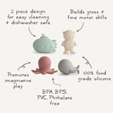 Mushie Mold Free Bath Play Set