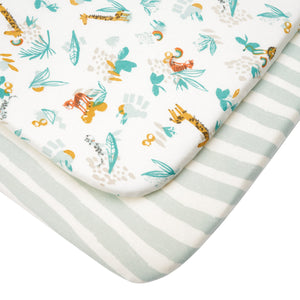 Tutti Bambini Cozee Crib Fitted Sheet 2pk