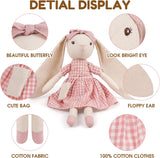 Mikee Fluffie Cotton Linen Plush Doll 16" - Tilly the Bunny