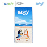 Totsafe Bluey and Bingo Microfiber Towel (Large)
