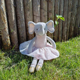 Mikee Fluffie Plush Doll 16" - Evie the Elephant