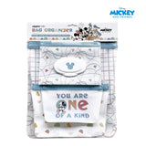 Zippies Lab Disney Mickey & Friends Kiddie Blogger 5pc Bag Organizer Set