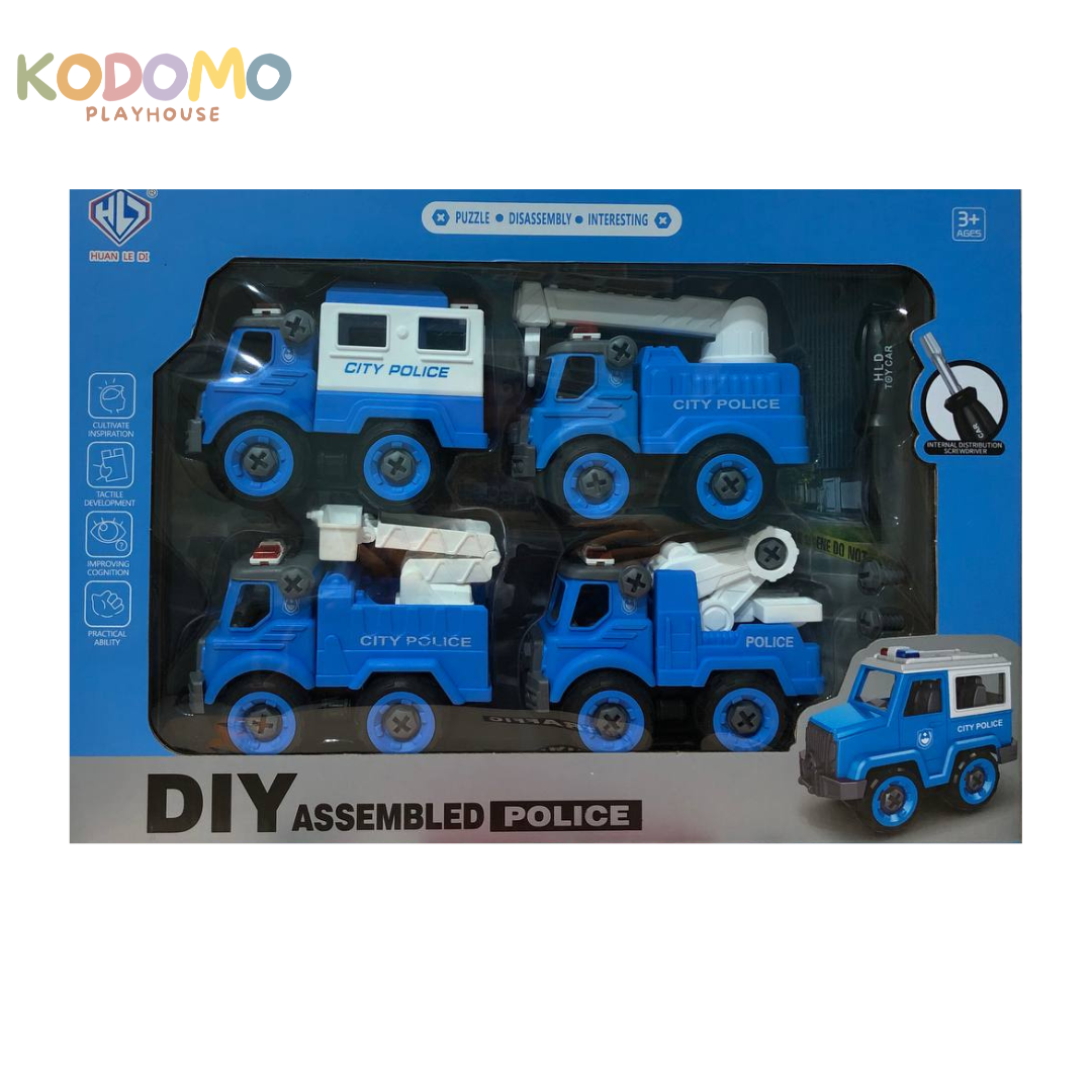 Kodomo Playhouse - DIY Policemen Vehicle Set – Urban Essentials Philippines