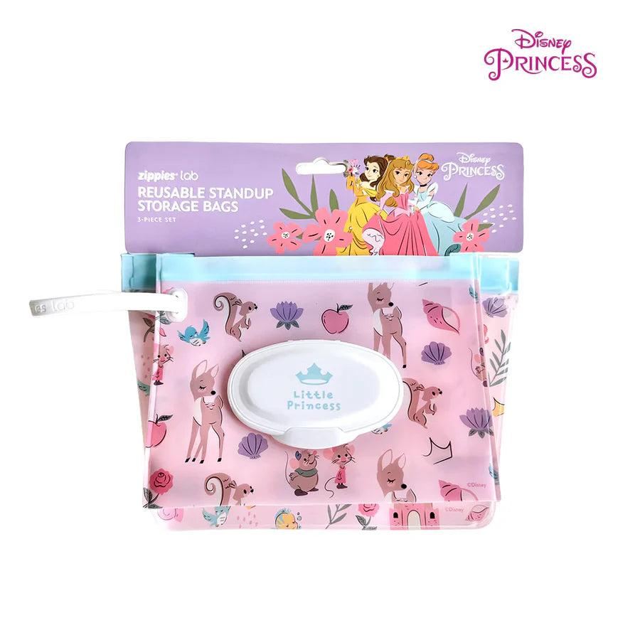 Zippies Lab Disney Princess Reusable Zip Bags 3pc Set – Urban ...