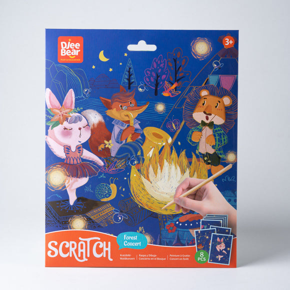 Djee Bear Scratch Art