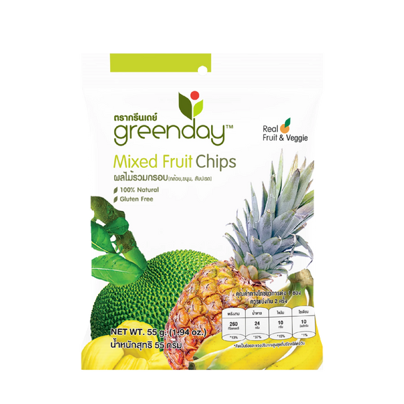 Greenday Mixed Fruit Chips 55g (12months+)