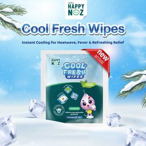 Happy Noz Cool Fresh Wipes (12 Sheets)