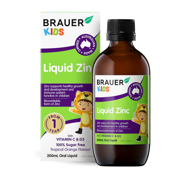 Brauer Kids Liqiud Zinc 200ml