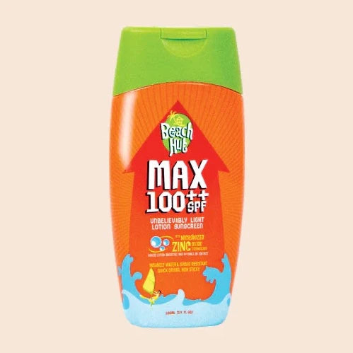 Beach Hut Sunblock MAX SPF 100 ++ Sunscreen Body Lotion