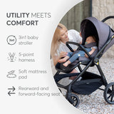 Kikkaboo Modena Stroller 3-in-1 with Carrycot