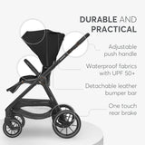 Kikkaboo Modena Stroller 3-in-1 with Carrycot