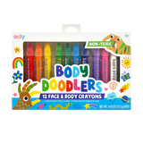 Ooly - Body Doodlers Face & Body Crayons (Set of 12)