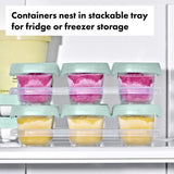 OXO Tot Baby Blocks Freezer Storage Containers - 2oz/60ml
