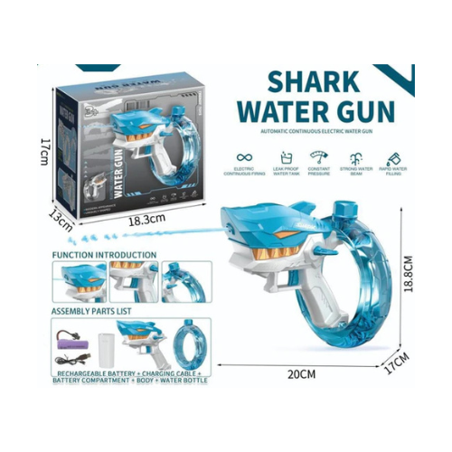 Little Fat Hugs - Shark Water Gun Toy